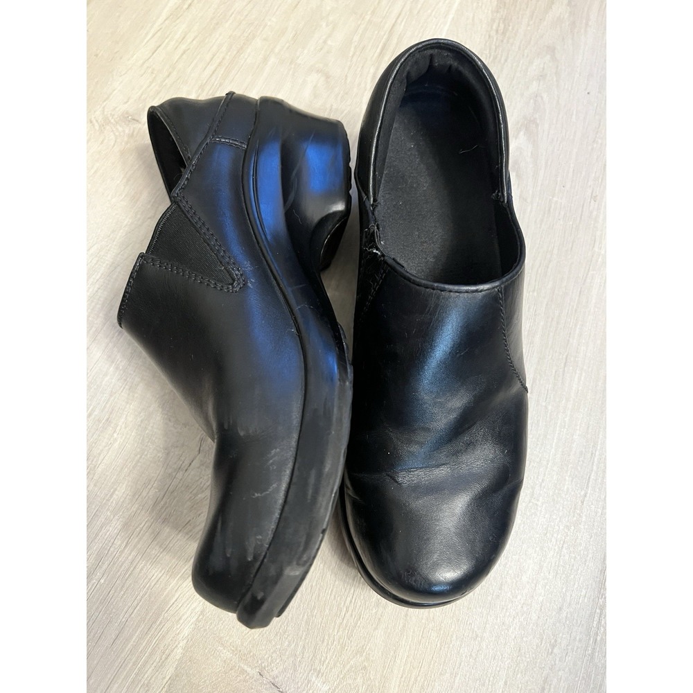 Ariat Work Hera Leather Clogs Slip On Womens 8.5B Black - Picture 2 of 8